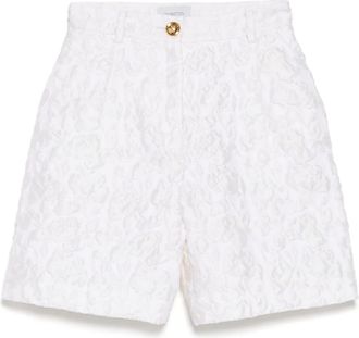 Giambattista Valli jacquard shorts - White