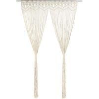 OEM Cortina De Macram&eacute; De 140x240 Cm En Algod&oacute;n - Crezuo