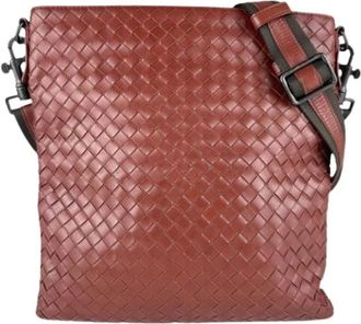 Bottega Veneta Pre-owned Cross Body Bags, unisex, Brown, Size: ONE SIZE Pre-owned Intrecciato Shoulder Bag