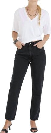 &Eacute;tica Finn Straight Leg Denim In Black Rock