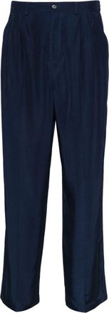 SIMKHAI Clyde trousers - men - Polyester/Cotton/Acetate - M - Blue
