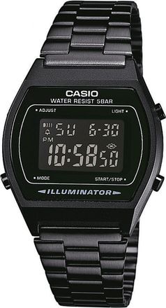 Casio Collection Mens Black Watch B640WB-1BEF Stainless Steel - One Size