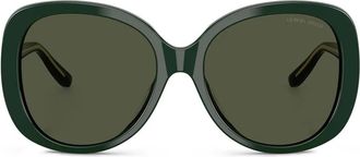 Giorgio Armani round-frame sunglasses - Green