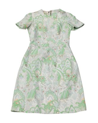 Marni Marni Wintereditie 2012 Brokaat Minijurk in Groen Polyester