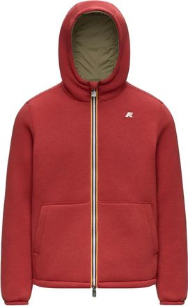 K-Way Jack Spacer Nylon Double - - Sweatshirts & Hoodies - Uomo - Rosso - S