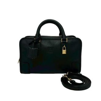 Loewe Pre-owned Handbags, female, Black, Size: ONE SIZE Pre-owned Boston Bag