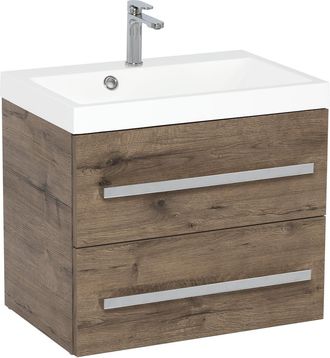 Puma Naturel - Natural Cube Way 60x40 Cm Mueble Bajo Con Lavabo Wellington Roble (cube260zdw)