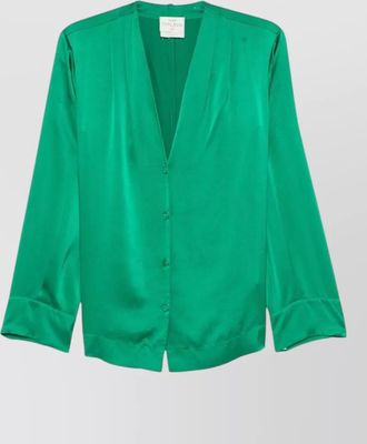 Forte_Forte silk satin blouse