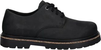 Birkenstock Highwood Lace Low - Dames - Schoenen - Zwart - Maat: 38 EU Leer