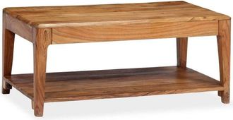 vidaXL Vidaxl - Coffee Table Solid Wood 88x50x38 cm