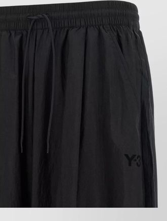 Yohji Yamamoto gradient wide taffeta cargo shorts