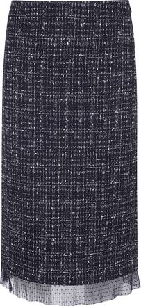 Twin-Set Skirt Boucle Black Grey