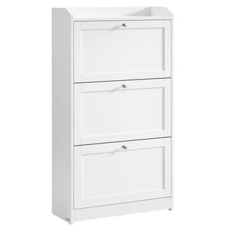 Vasagle Mueble zapatero con puerta abatible para 20 pares