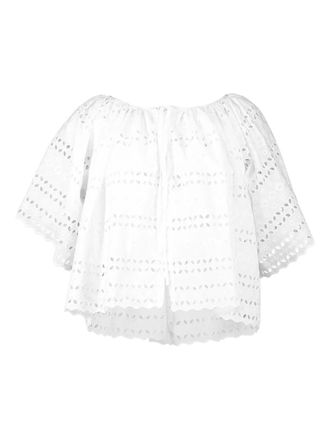 Faithfull The Brand Milta top - women - Polyester/Cotton - 2 - White