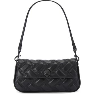 Kurt Geiger Pickle Drench Quilted Leather Shoulder Bag in Black at Nordstrom
