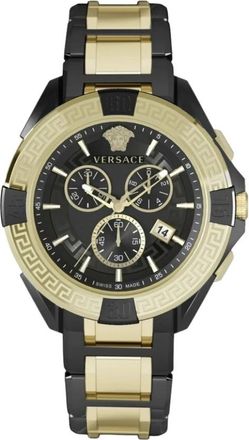 Versace Chronograaf horloge - Heren - Horloges - Zwart - ONE Size - Accessoires