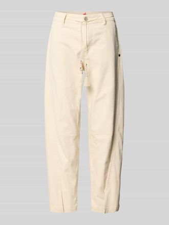 Buena Vista Barrel Fit Jeans mit Bindeg&uuml;rtel in Ecru, Gr&ouml;&szlig;e XXS