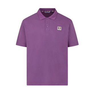 Aquascutum Polo Shirts, male, Purple, Size: 2XL Polo Shirt