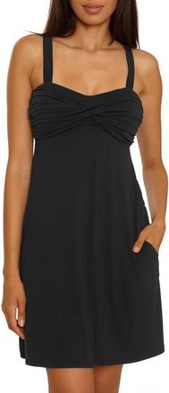 BECCA by Rebecca Virtue Beach to BBQ Cover-Up Dress in Black at Nordstrom, Size Medium