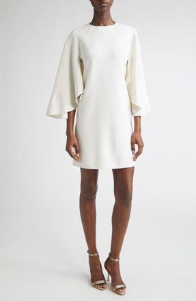 Michael Kors Cape Sleeve Shift Dress in Ivory at Nordstrom, Size 0