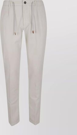 Eleventy trousers with back pockets and button detail