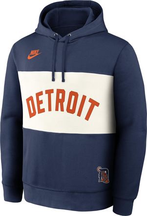 Nike Detroit Tigers Cooperstown Legacy Nike Mens MLB Pullover Hoodie in Blue | 040E0H6YD61-GWA