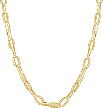 Pompeii3 14k Yellow Gold Womens 24 Chain Necklace 34 Grams 8mm Thick