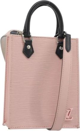 Louis Vuitton Tweedehands leren Louis Vuitton tassen - Dames - Vintage Handtas - Roze - ONE Size - Vintage