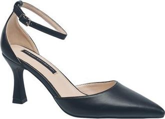 French Connection Champs DOrsay Ankle Strap Pump in Black at Nordstrom, Size 10