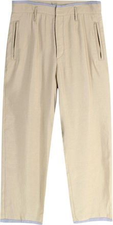 Forte_Forte Sage Green Linen Trousers Size S