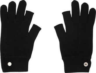 Rick Owens Knit Cashmere Touchscreen Gloves