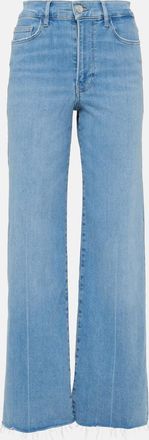 Frame Denim Le Slim Palazzo high-rise wide-leg jeans