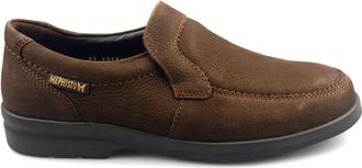Mephisto Donkerbruine Instapschoen voor Heren - Heren - Loafers - Bruin - 40 1/2 EU - Schoenen