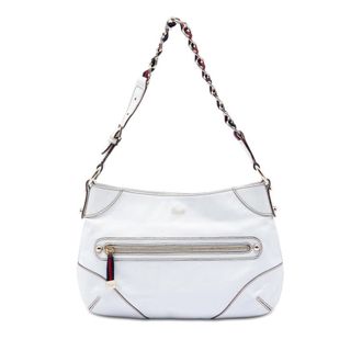 Gucci Pre-owned Gucci Calfskin Web Capri Ranch Kid Shoulder Bag Ladies XZGLWDXF7UM37P4Z