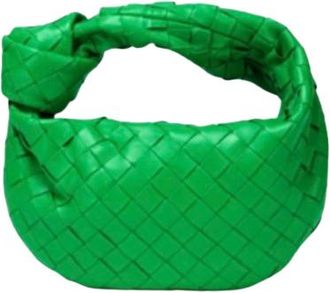 Bottega Veneta Matcha Leather Mini Jodie Bag