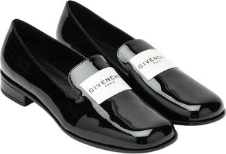 Givenchy Schoenen, Dames, Zwart, 36 EU, Leer, Tux Loafers van lakleer