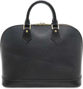 Louis Vuitton Pre-owned Handbags, female, Black, Size: ONE SIZE Pre-owned Leather handbags