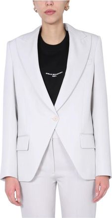 Stella McCartney Lindsey Jacket - Dames - Blazers - Grijs - S - Leer - Jassen