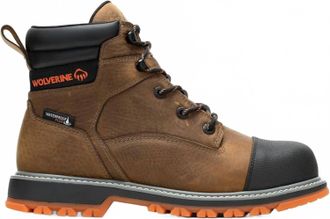 Wolverine Mens Floorhand Lx Cap Toe Safety Boots In Brown