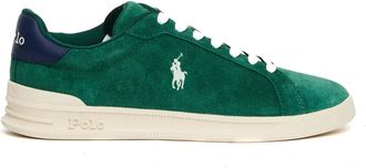 Polo Ralph Lauren Sneakers, male, Green, Size: 11 US Green Suede Sneakers