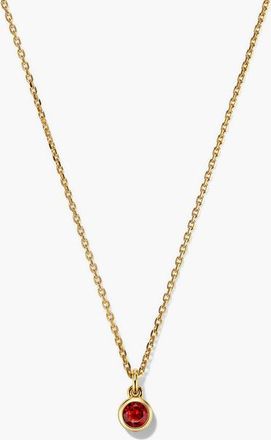 Mejuri Sia Birthstone Pendant Necklace in Garnet by MEJURI at Nordstrom