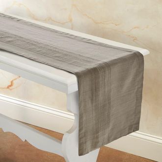 Sustainable Threads Ecoloom Handwoven Cotton Table Runner in Cider at Nordstrom