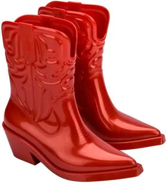 Melissa Texas Cowboy Boot in Metal Red at Nordstrom, Size 10