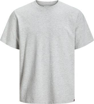 R.D.D. Royal Denim Division Mens Rddelli Crew Neck Tee S/S Sn, Light Grey Mix, M