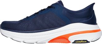 Skechers Mens Max Cushioning Arch Fit 2.0 Antilles Sneaker, Navy and Orange Textile/Synthetic, 8 UK