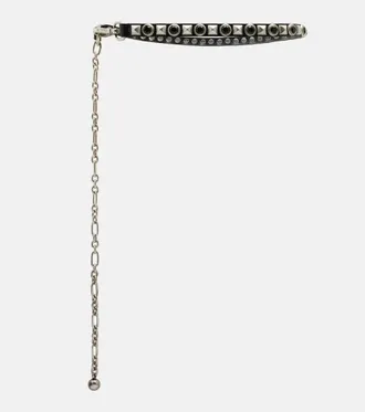 Etro Embellished leather belt