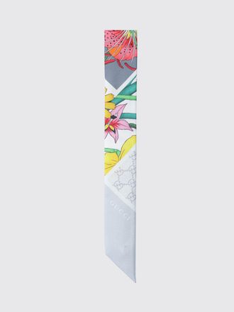 Gucci Bandeau in seta con motivo floreale