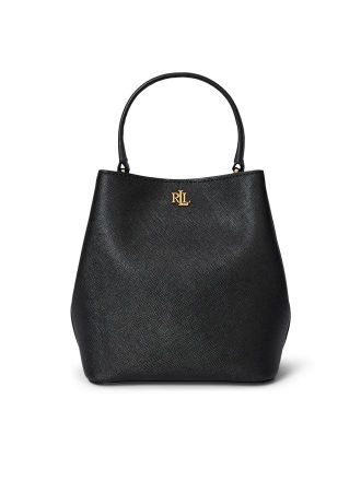 Ralph Lauren Compact Black Bucket Bag