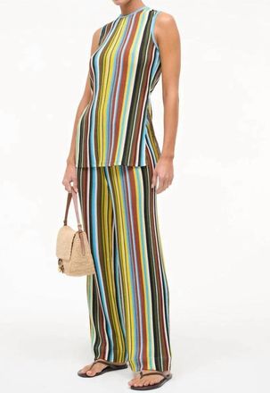 Staud Valley Top In Skate Stripe