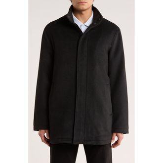 Robert Graham Stand Collar Coat in Black at Nordstrom Rack, Size Xx-Large